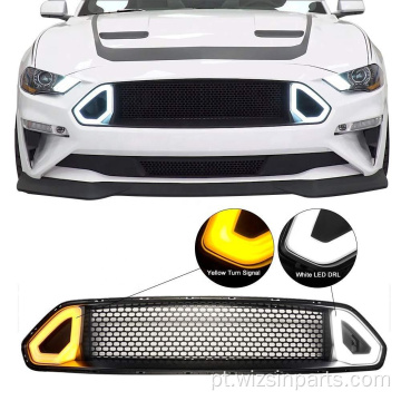 Grille de fábrica com luz LED para Ford Mustangs